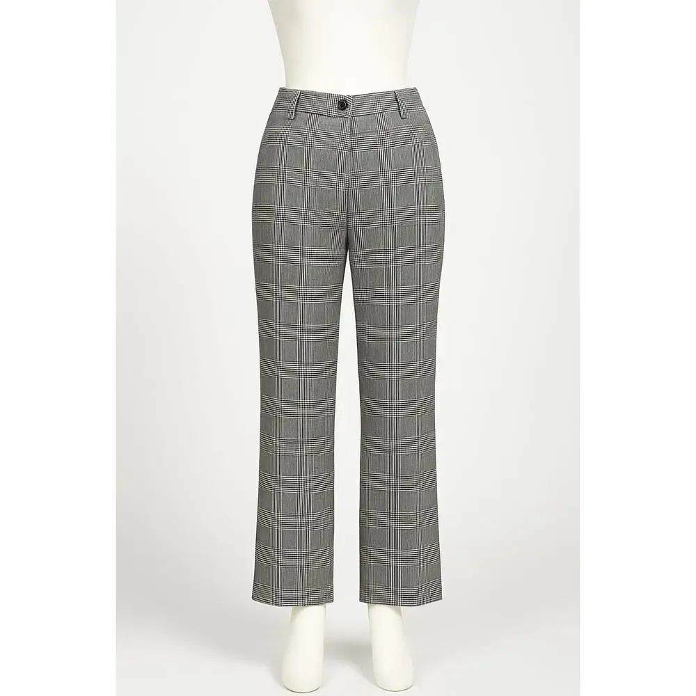 Lauren Ralph Lauren Adelle Women’s Size 12 Houndstooth Plaid Stretch Pants